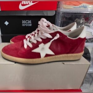 Golden Goose Red Ball Star Sneakers